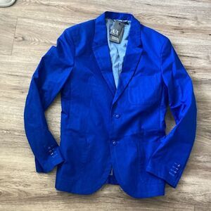 A/X Armani Exchange Blue Blazer Sz M NWT